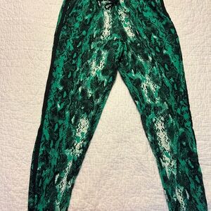 Calvin Klein Green Patterned Joggers